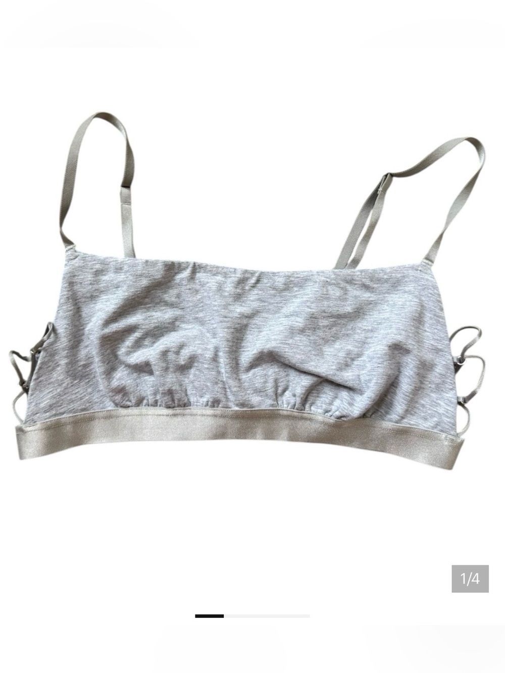 Aerie Gray Bandeau Intimates